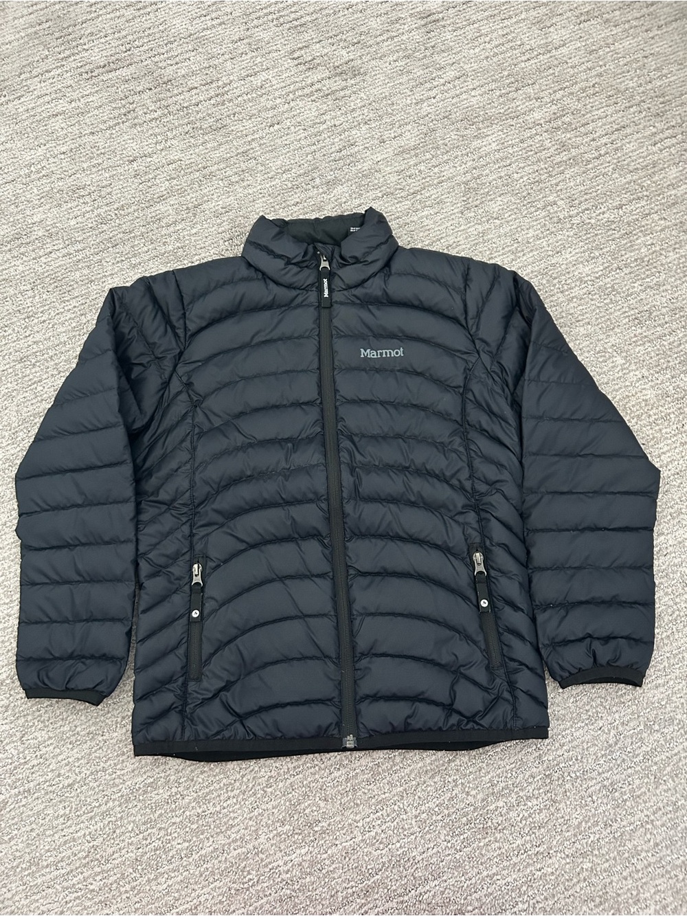 Marmot Kids Black Puffer Jacket